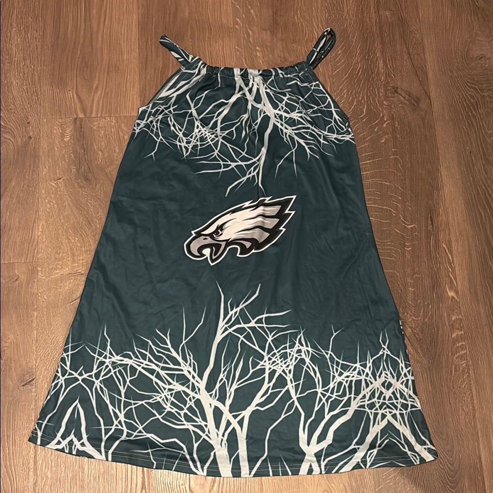 New Green and White Eagles Dress